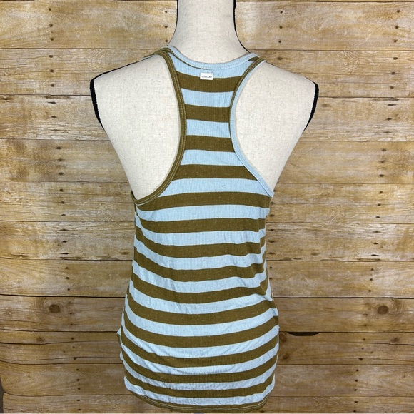 Volcom Juniors Lived In Rib Tank Top Size S Striped Racerback - Picture 5 of 9